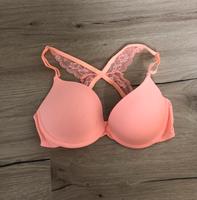 BH Push up Bügel Bh apricot Koralle Racer back rücken Top 75 C Baden-Württemberg - Ammerbuch Vorschau