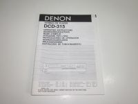 DENON DCD-315 Stereo CD Player (Bedienungsanleitung) Hessen - Fronhausen Vorschau