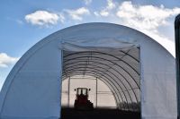 Rundbogenhalle Zelthalle 12x9x4,5m Landwirtschaft 750 PVC Statik Thüringen - Rodeberg Vorschau