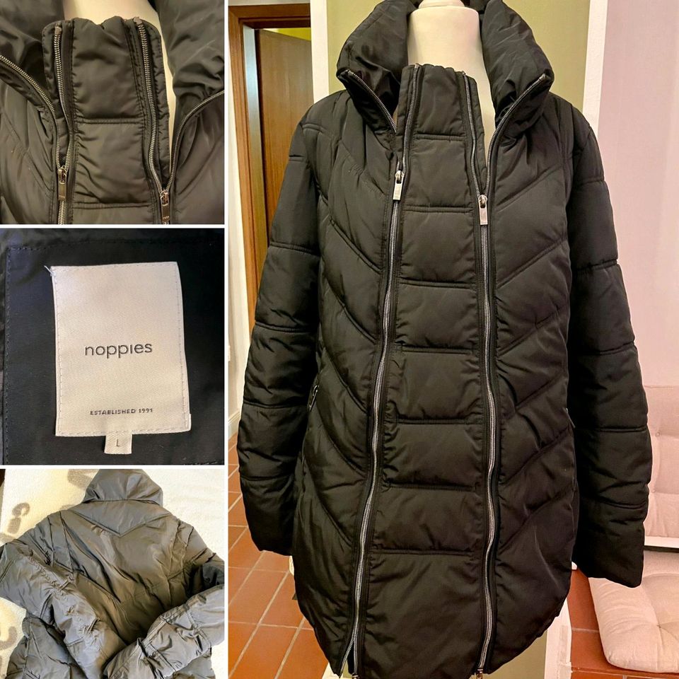 Noppies Umstandsjacke Winterjacke für Schwangere, Gr. L, schwarz in Bremen