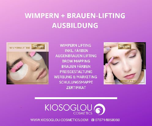 Wimpern - Augenbrauen Lifting Kurs, Ausbildung  07.06 Liptingen in Emmingen-Liptingen