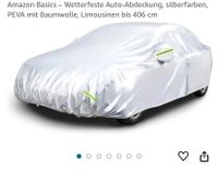 Abdeckplane Amazon Basics in silber (Limousinen bis 406cm) Hessen - Buseck Vorschau
