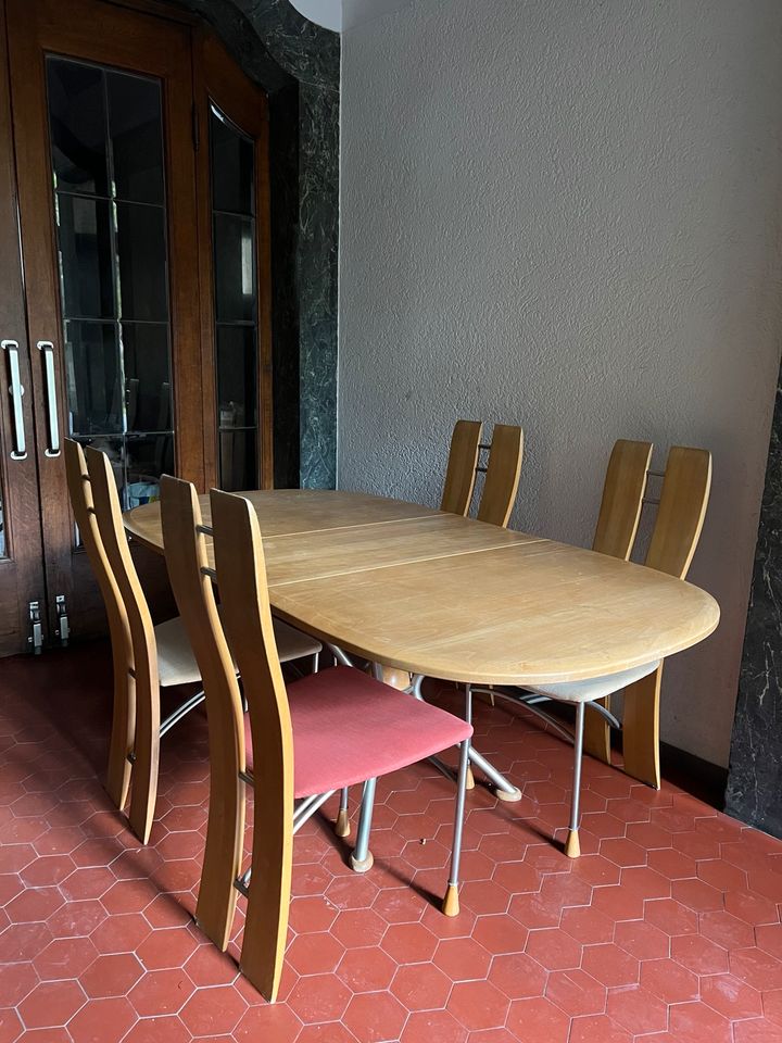 Großer Esstisch mit Stühlen in Stuttgart