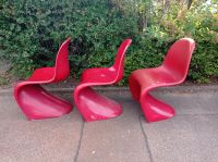 3 x Panton Chair Baydur rot 1969 Baden-Württemberg - Villingen-Schwenningen Vorschau