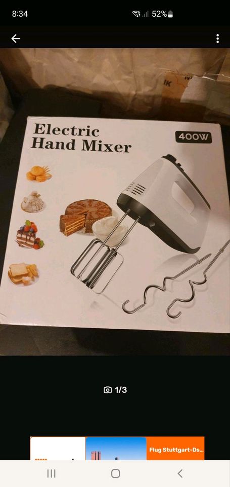 Handmixer, mixer, stabmixer, hand mixer , neu in Stuttgart