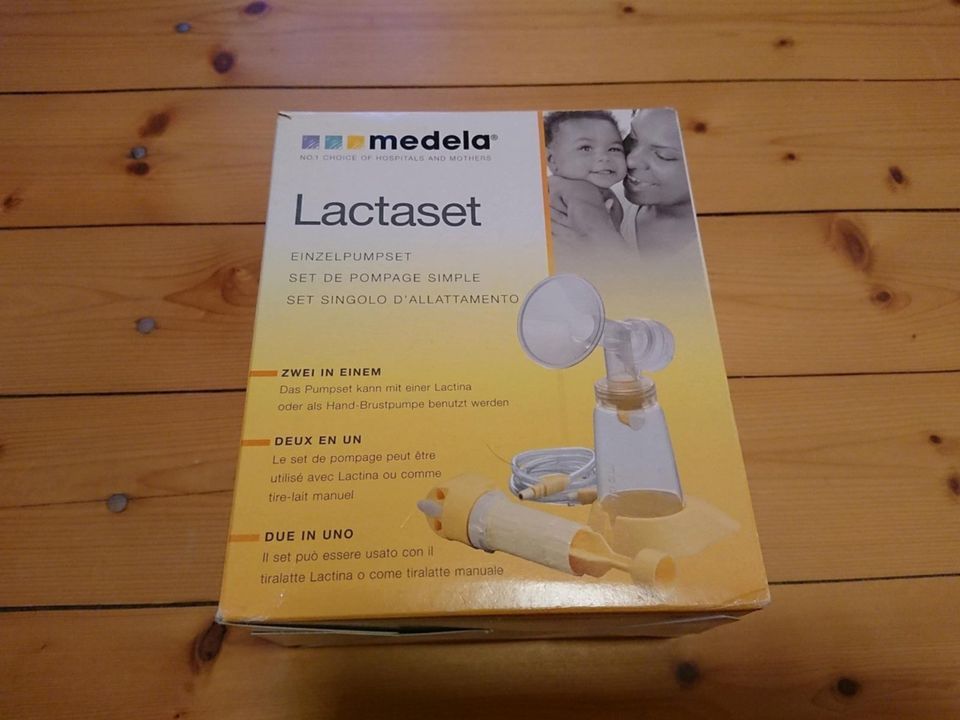 Stillen Milchpumpe Hand Brustpumpe manuell * medela Lactaset * in Nideggen / Düren