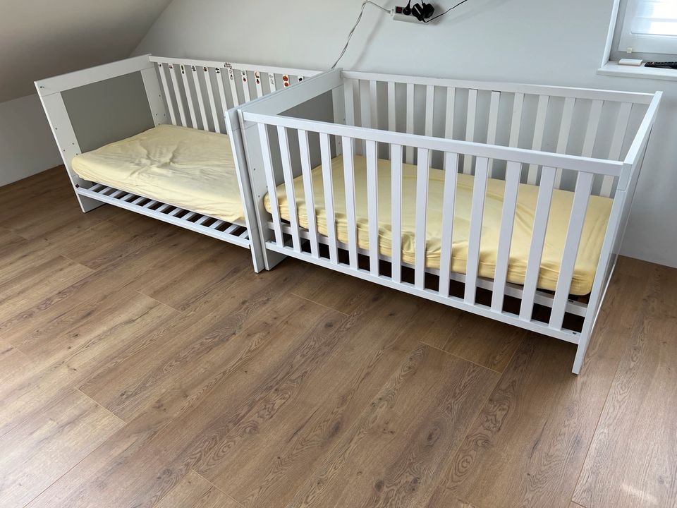 Babybett Kinderbett Juniorbett Gitterbett verstellbar 80x140cm in Dortmund