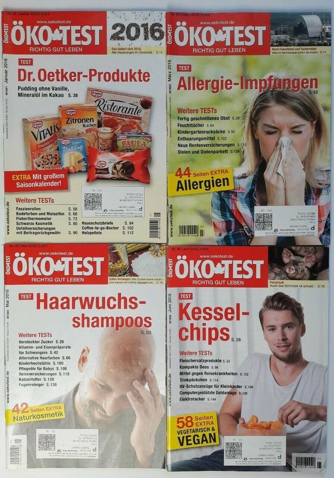 ÖKOTEST Zeitschriften (Kosmetik, Parfum, Cremes, Shampoo u.v.a.) in Leipzig