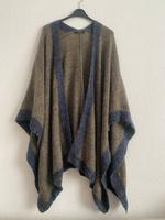 VILA Strickjacke/Poncho grau/blau (one size) TOP Dortmund - Mitte Vorschau