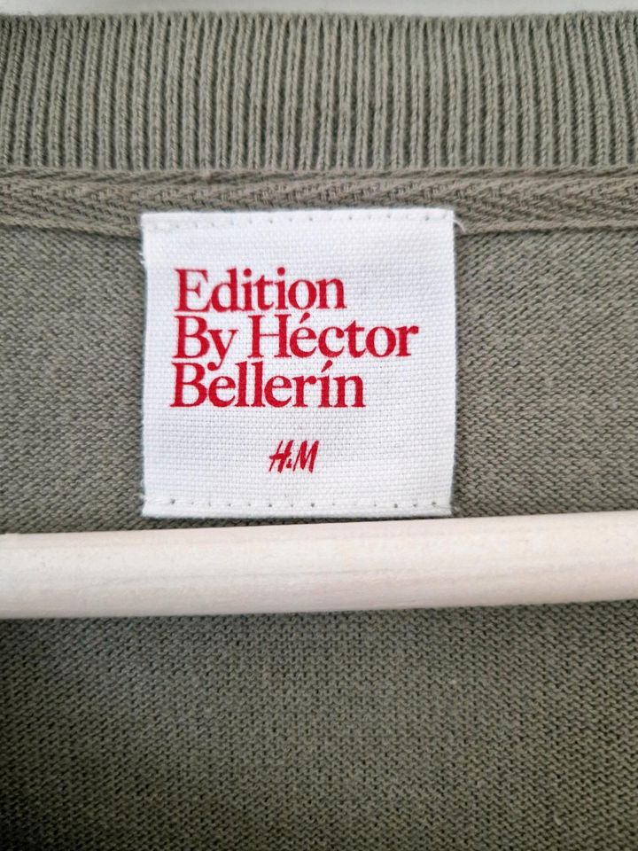 HECTOR BELLERIN X H&M Strick Knit Shirt Pullover Khaki Grün L in München