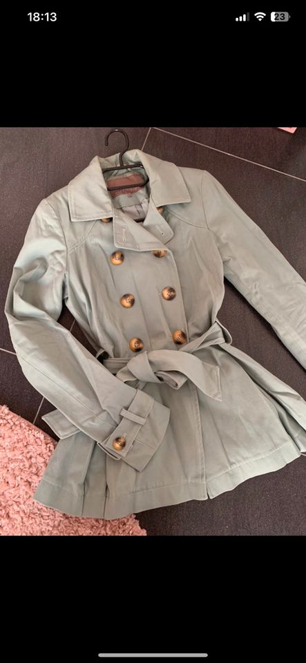 Mint&berry trenchcoat deals