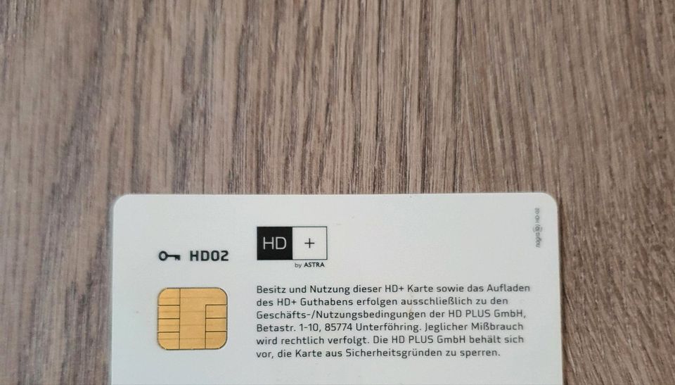 HD+ Carte schwarz HD02 abgelaufen in Sigmaringen