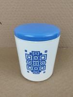 DDR Dose Plastik Becher Haushalt mit Deckel weiß/blau GBZ Sachsen - Hohenstein-Ernstthal Vorschau