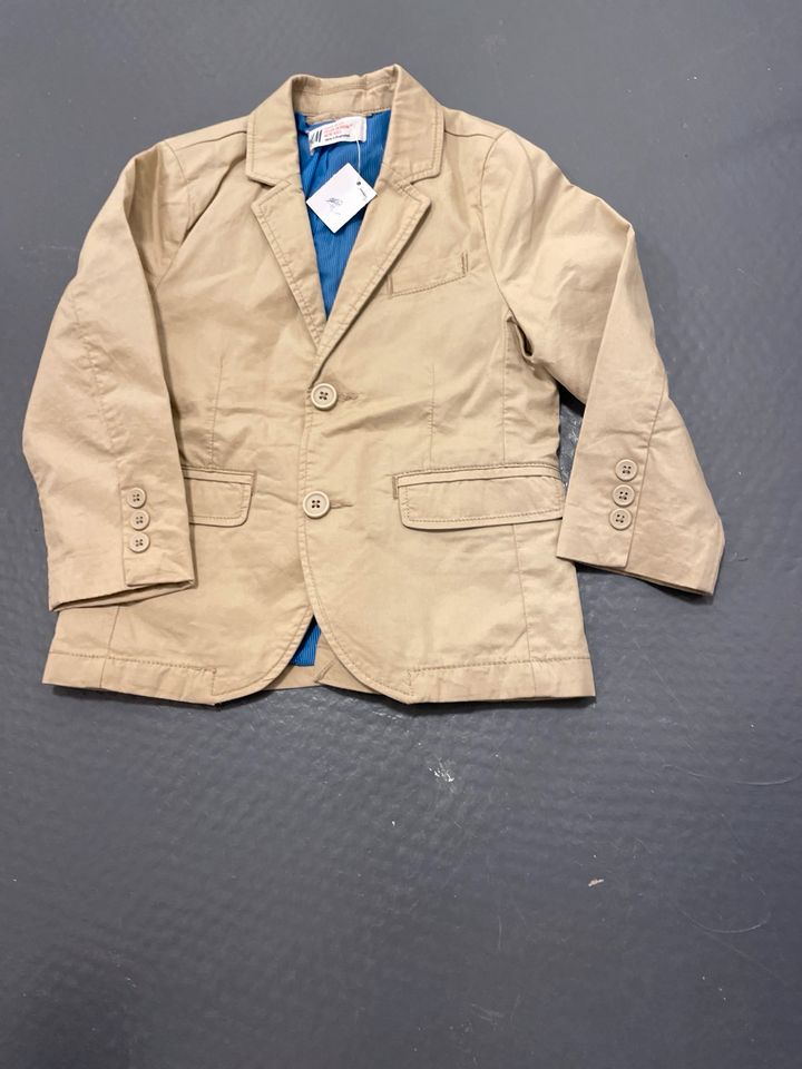 Sakko Blazer gr 98 H&M beige jungen in Hannover