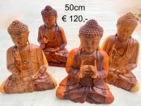 Buddha 50cm Holzbuddha Holz geschnitzt Meditation Essen - Essen-Werden Vorschau