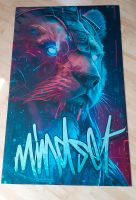 Teppich 140x90 Graffiti Panther mit Schriftzug " Mindset "Neuware Wandsbek - Hamburg Rahlstedt Vorschau