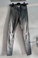 H&M Skinny Jeans - XXS 32 - grau ripped Risse High Waist edgy Hessen - Rödermark Vorschau