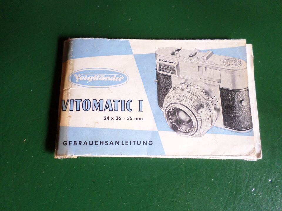 Fotoapparat v. Voigtländer - Vitomatic I - Originalrechnung vorh. in Hockenheim