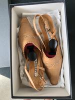 Sling--Pumps „Maripe“, Gr. 5 1/2, beige, Echt-Leder Nordrhein-Westfalen - Plettenberg Vorschau