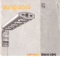 PHILIPS sunpanel HP3118 mit Bedienungsanleitung Baden-Württemberg - Bad Mergentheim Vorschau