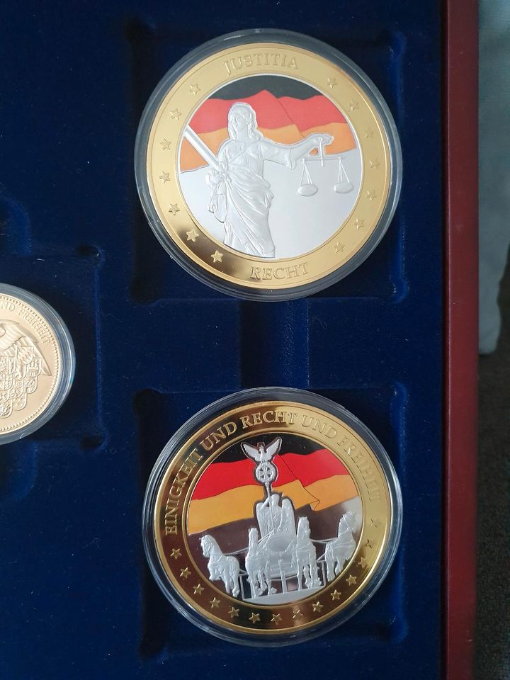 Münzen Einigkeit Recht Medaille Sammler in Darmstadt