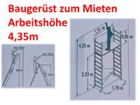 Baugerüst Gerüst Rollgerüst Plattform 4,35m Arbeitshöhe mieten Rheinland-Pfalz - Zweibrücken Vorschau