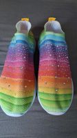 Damen Stoff Sneaker Regenbogen mit Straßsteinchen Essen - Frillendorf Vorschau