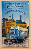 Emaileschild Crombacher Pilsener 30x46 cm Blechschild Sachsen - Meißen Vorschau