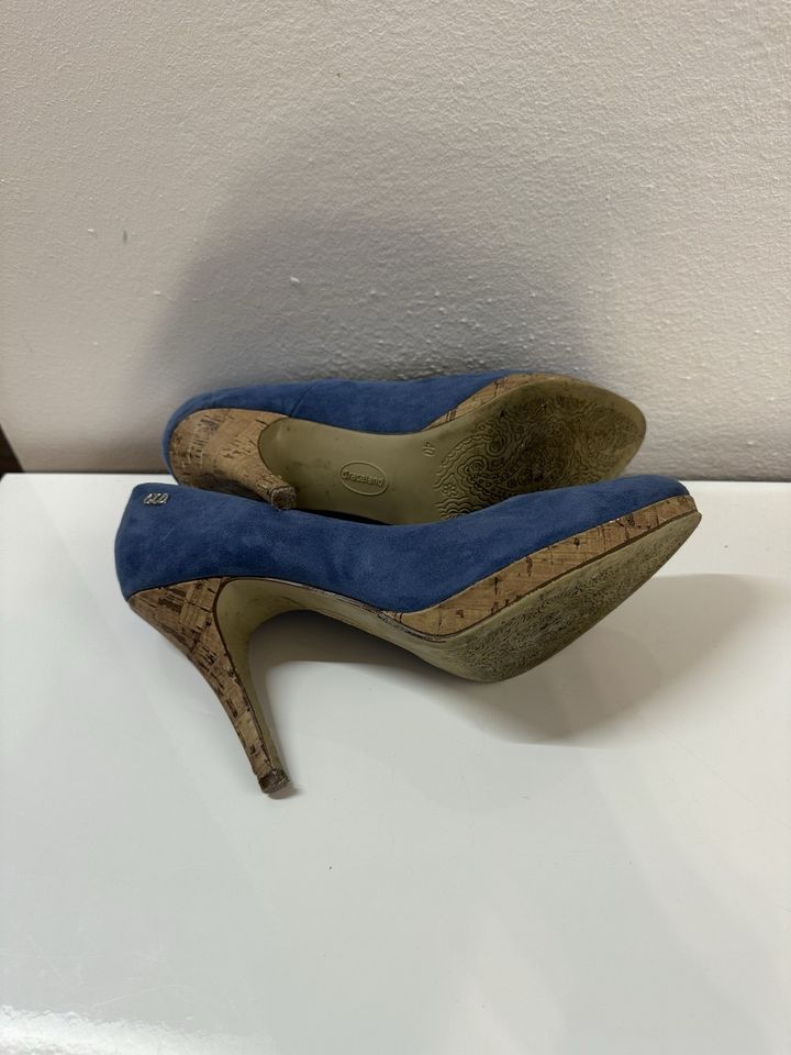 Graceland Damenschuhe Pumps hohe Schuhe blau Größe 40 in Mengkofen