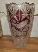 Bleikristallvase Bleikristall Vase Rubin Rot Vintage Vogel Rar Bayern - Fürth Vorschau