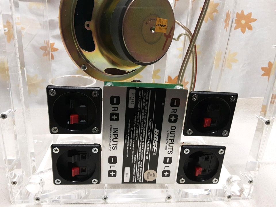 Bose accoustimass Serie 1 Bassbox Acryl , selten , Sammler in Büttelborn