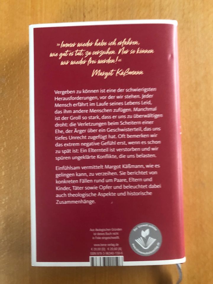 Margot Käßmann Vergebung Die befreiende Kraft des Neuanfangs in Bergisch Gladbach