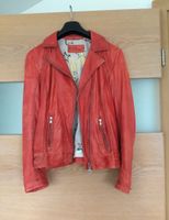 Milestone Lederjacke Damen, Gr 38, Bikerjacke rot Bayern - Großmehring Vorschau