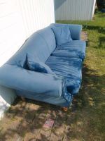 Sofa Couch zu verschenken blau Schleswig-Holstein - Borgwedel Vorschau
