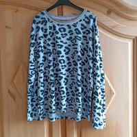 Shirt Street One Gr.38 hellblau mit Leooptik Bayern - Vaterstetten Vorschau