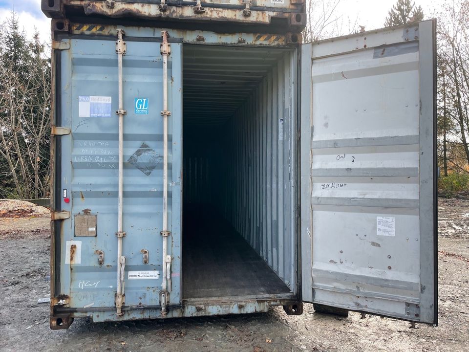 40ft High Cube Seecontainer Lager 12x2,89m Materialcontainer in Hannover