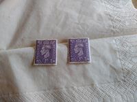 2 alte Postwertzeichen Postage Revenue Saarland - Homburg Vorschau