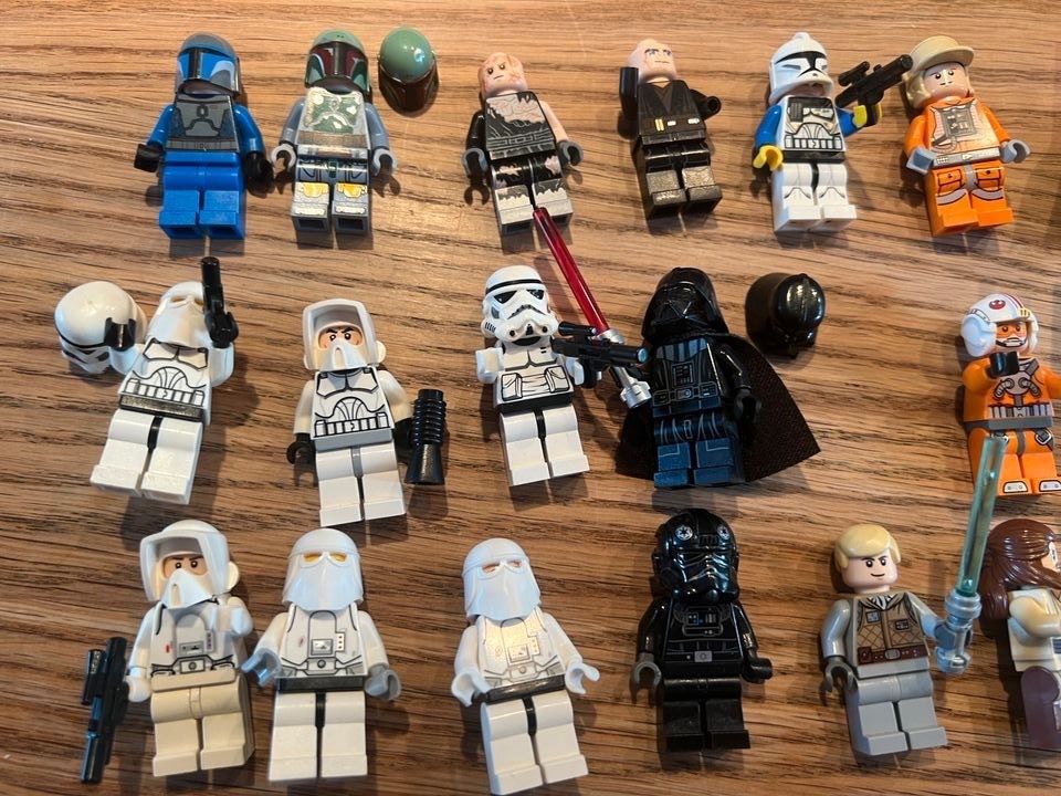 Lego Star Wars Figuren Sammlung selten , benutzt in Hamburg