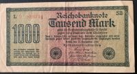 1000 Mark Reichsbanknote 1922 Berlin - Charlottenburg Vorschau