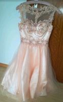 Ballkleid Abschlusskleid Tüll Rose rosa glitzer xs 34 Baden-Württemberg - Buchen (Odenwald) Vorschau