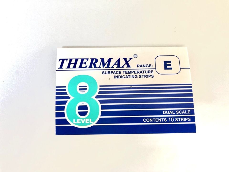 Thermax Level 8 E Temperaturmessstreifen selbstklebend 204-260°C in Marktrodach