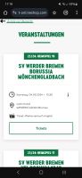 Suche zwei Karten Werder - BMG Bremen - Neustadt Vorschau