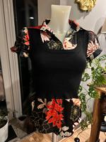 Lipsy Bluse Top Oberteil schwarz weiß rot S M Bayern - Neusäß Vorschau