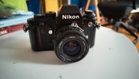 Nikon F3 Kamera nonHighPoint Sucher + Vivitar 28mm 2.8 (Komine) Bayern - Olching Vorschau