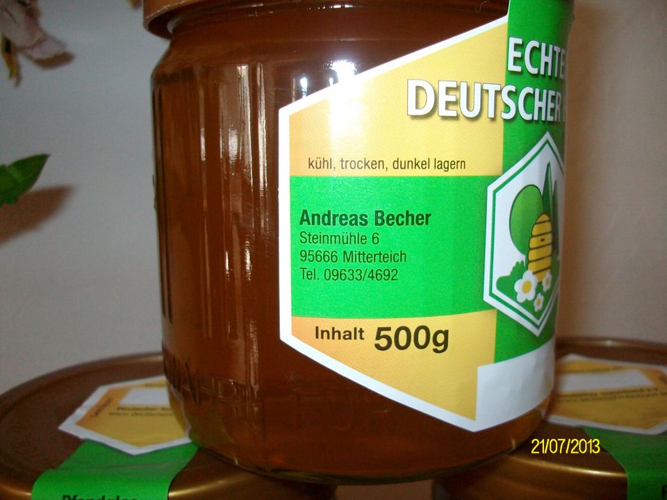 Imkerhonig Honig Bienenhonig aus Bayern flüssig und cremig. in Mitterteich