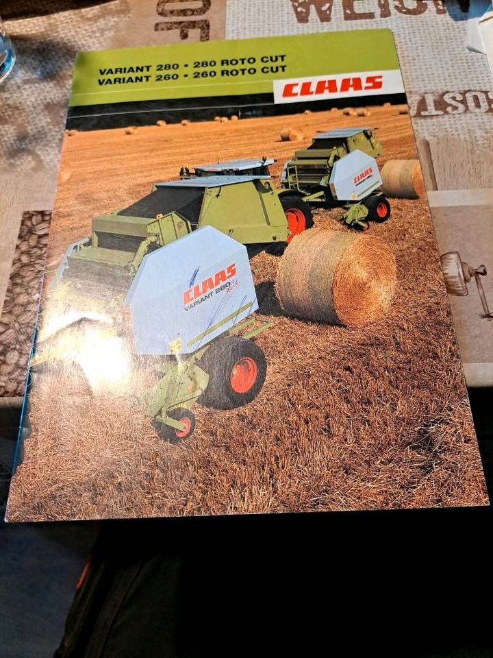 Prospekte  Mf Claas  Deutz IHC Case Fendt Traktor  Oldtimer in Wadern