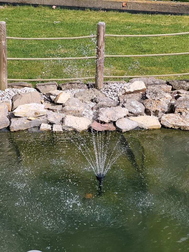 Springbrunnen für Teich in Oerlenbach