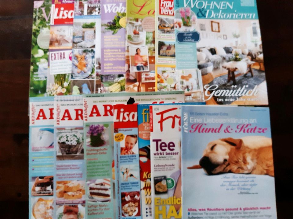 13 verschiedene Zeitschriften (Deko, Garten, Kochen und Lifestyle in Neuenkirchen