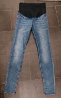 Umstandshose / Jeans 38 (M) MAMA super skinny high rib, h&m, blau Bayern - Memmingen Vorschau