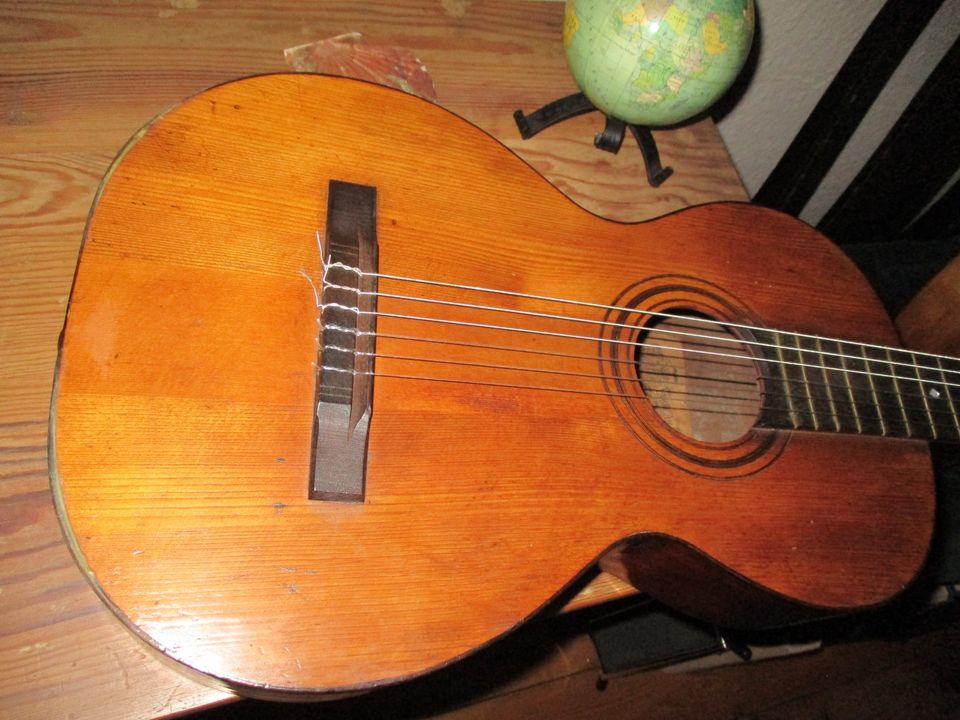 Antike Gitarre, Salvador Ibanez, aus Valencia, Bj. ca:1900! in Hamburg